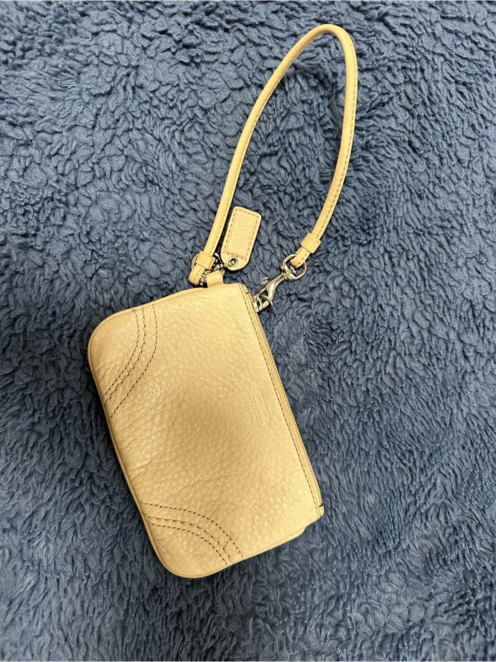 Coach Tan  Leather Wristlet Wallet - Women Bags